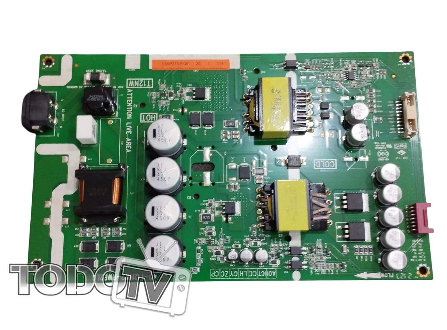 Fuente RCA TS50UHD TS55UHD X50ANDTV X55ANDTV - TCL L50P65 L55P65 L50P8M L55P8M L55P635 HITACHI CDH-LE504KSMART18 cdh-le504ksmart20 CDH-LE554KSMART20 CDH-LE554KSMART18 - codigo 40-T12NW2-PWE2LG Nueva! (NBOX78) - Imagen 2