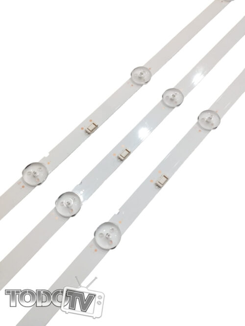 Kit Tiras led para | Noblex DM43X7100 | Admiral AD43E20 | Motorola MT43Y002A1B | Nuevas! (T36)*