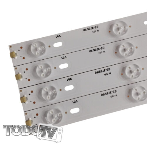 Kit Tiras Led para: | BGH BLE4015D BLE4015DF | Hisense HLE4015D | AUDINAC AL840 | ATENCION: en algunos modelos la polaridad puede estar invertida | Nuevas! (T46)