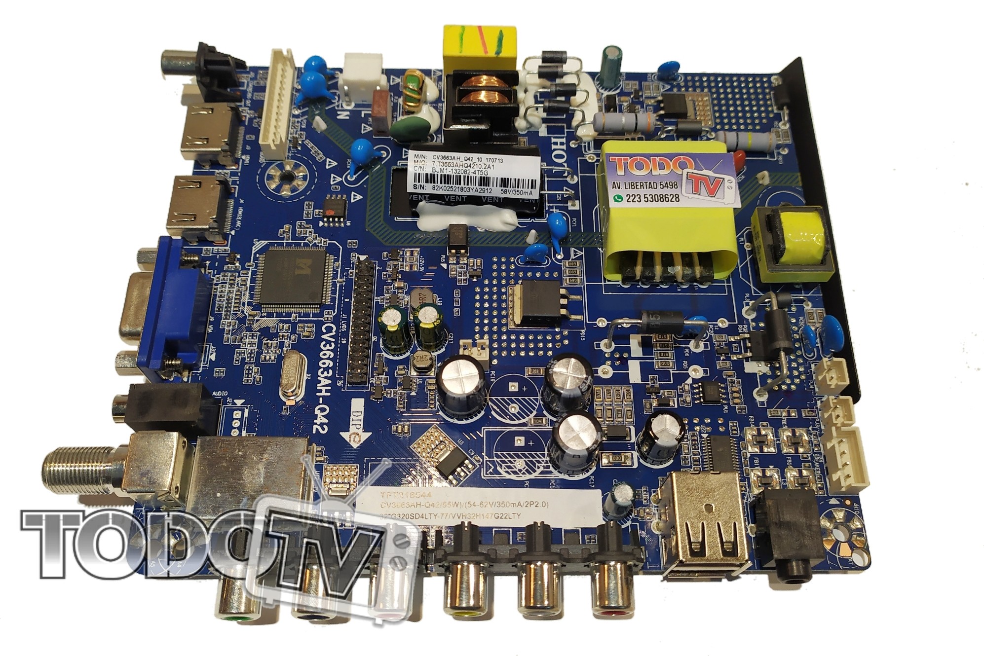 Placa main PHP php-0032-hd codigo CV3663AH-Q42