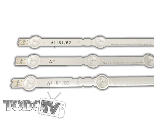 Kit Tiras Led para LG | 32ln540b 32ln570b 32la613b | ATENCION comparar foto hay 3 versiones de panel | Nuevas! (T111C)*