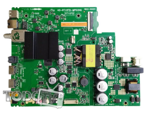 Placa main Hitachi CDH-LE42smart19 original (compatible RCA AND42Y TCL L42S6500) - codigo 40-RT41FB-MPC2HG // 40-RT41FB-MPD2HG NUEVA! (nbox23)