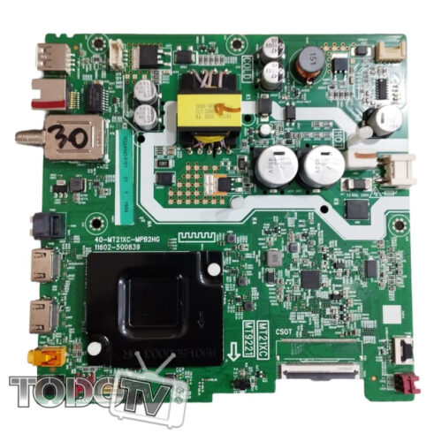 Placa main RCA R32AND compatible TCL L32S5400 - Hitachi CDH-LE32SMART23 - codigo 40-MT21XC-MPB2HG 11602-500839 ATENCION CHEQUEAR CONECTOR DE PANTALLA HAY DOS VERSIONES