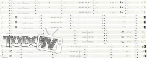 Kit Tiras Led para LG | modelo 65uj6320 | Nuevas! (12 tiras en total) (T34)