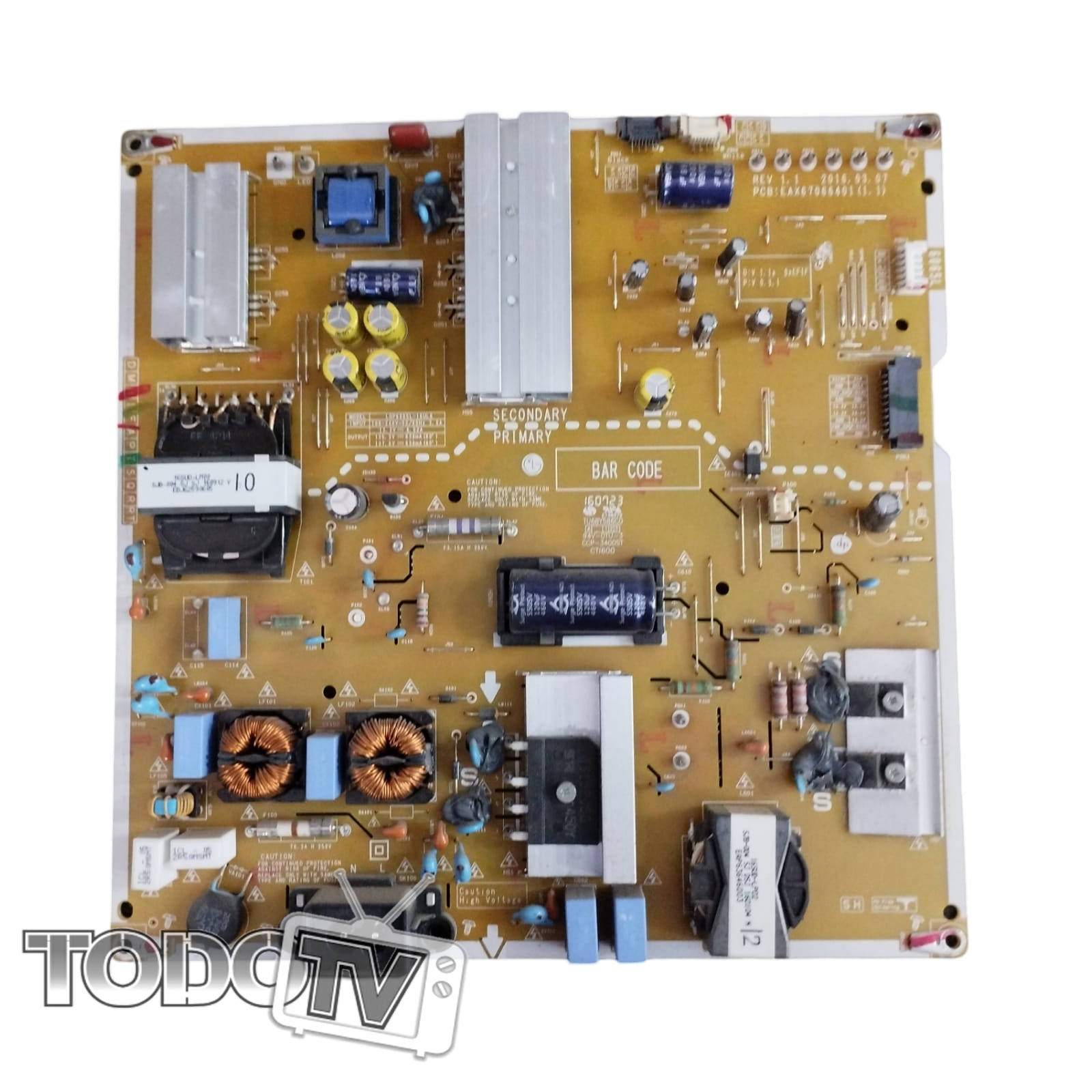 Fuente LG 60UH6500 - codigo EAX67066401(1.1)