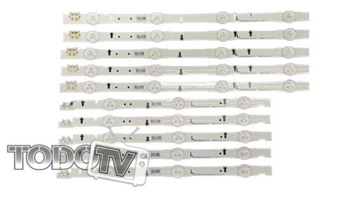Kit Tiras Led para Samsung | Un40j5300 UN40J6400 un40h6400 | ATENCION en algunos casos hay que recortar papel blanco | Nuevas! (T107)*