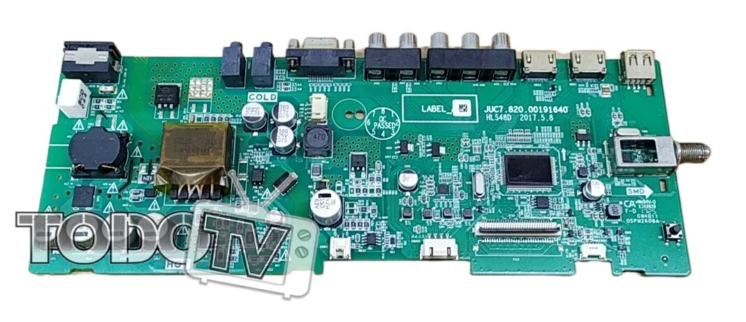 Placa main Noblex DH24X4100 - DH24X4100X - DH24X4100I codigo JUC7.820.00191640 (NUEVA)