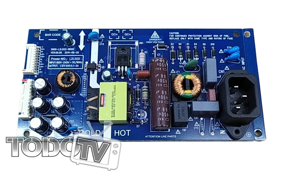 Fuente noblex 24ld873ht sanyo lce24xh15 cod5800-l2l022-w000
