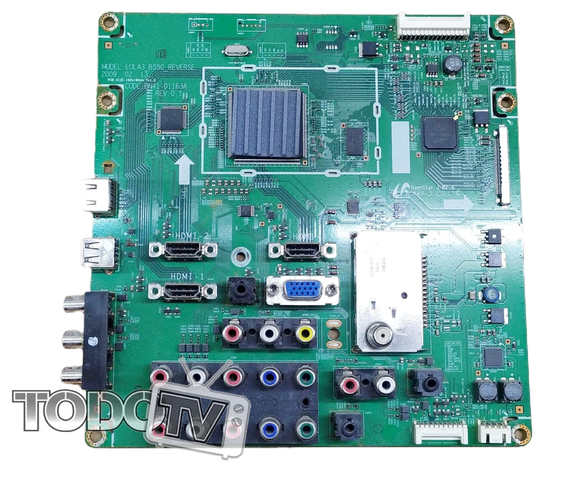 Placa main Samsung ln40b550k1rcfv - codigo BN41-01163A