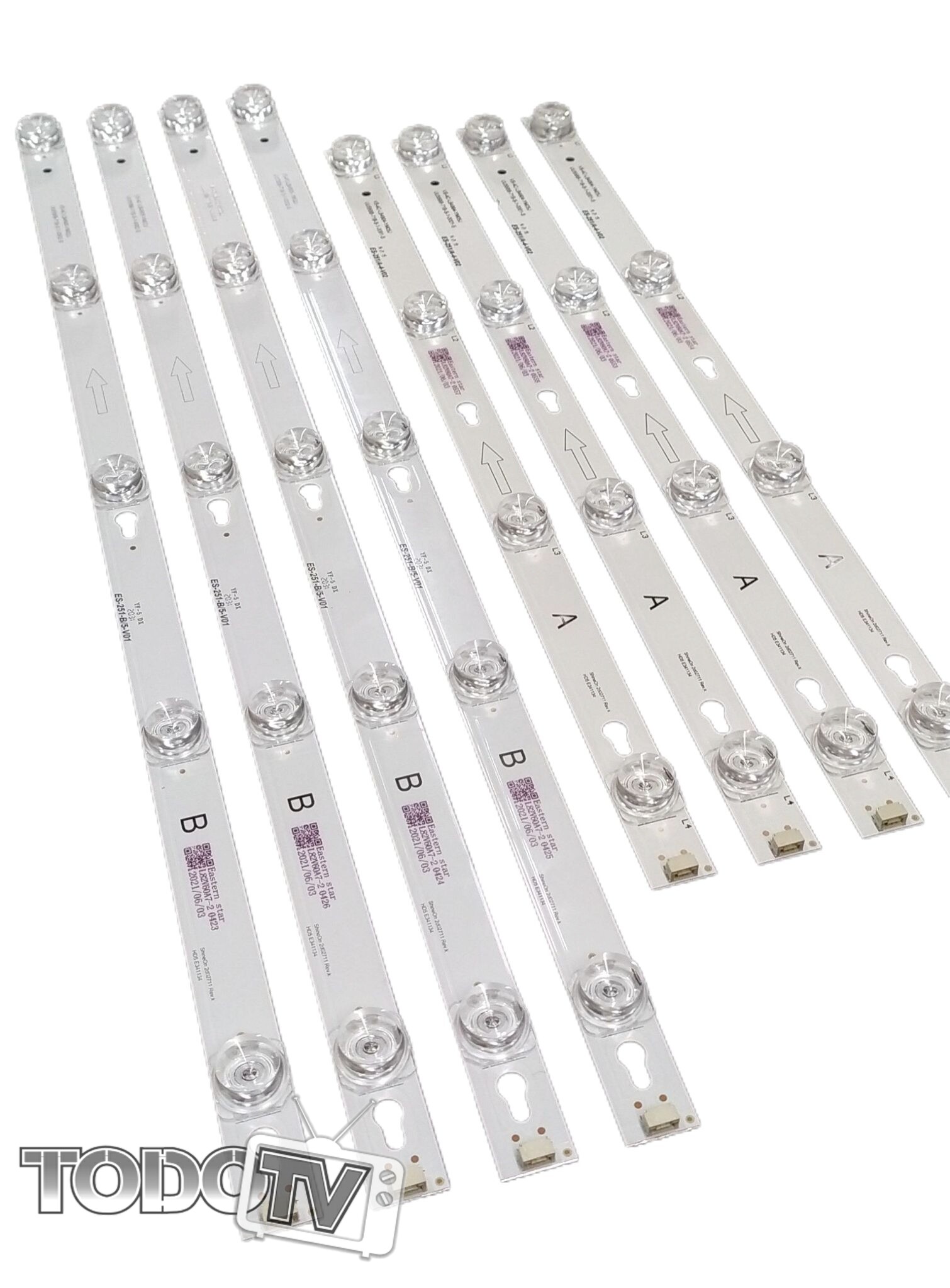 Kit Tiras Led para | Hitachi CDH-LE49SMART15 | RCA L49NXTSMARTFS | TCL L49S6 - L49S62 | RCA L49NXTSMART | ATENCION comparar con las fotos | Nuevas! (T93A)*