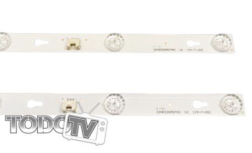 Kit Tiras Led para | Rca L32nsmart | Tcl L32d2730a L32D2700s DTV | Daewoo DWLED-32hdsg DWLED-32HDNG | NEX NXLED-32HDSG | HYUNDAI HYLED-32HDSG | Nuevas! -2 tiras -(T124A)**