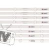 Kit tiras led para | Toshiba 55U4700LA | Admiral 55u2 | Master-G MGU5510x | Nuevas! (8 tramos 4B1 -4B2) (T94A)*