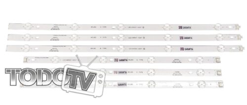 Kit Tiras Led Para LG | modelo 49uj6560 | ATENCION para Panel Hc490dgg | Nuevas! (T145D) (6 tramos)
