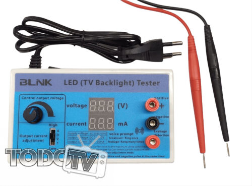 Tester Probador Tiras Led Backlight con Regulacion de Tension y Corriente - Deteccion de Fugas