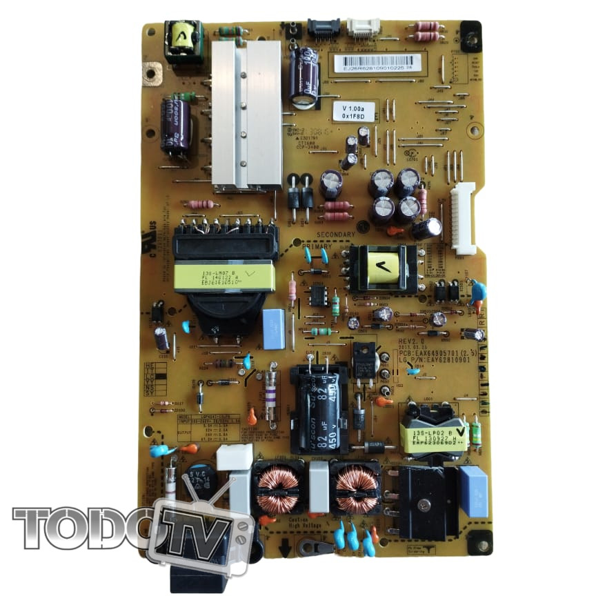 Fuente LG 47la6600 posiblemente compatible 42LA6600 - codigo EAX64905701(2.5)