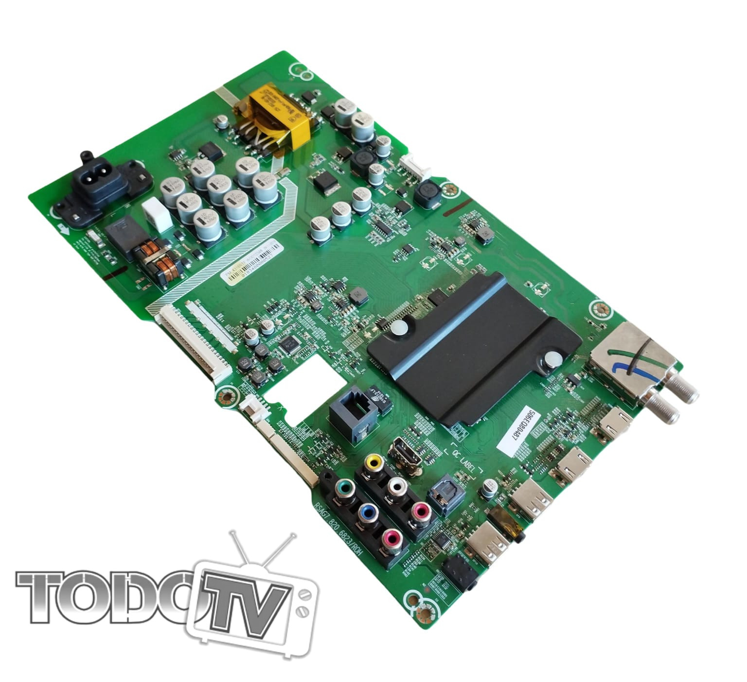 Placa main BGH BLE4316RTF - HISENSE HLE4316RTF - codigo RSAG7.820.6823/roh Nuevas! (nbox82)* compatible con Pionner PLE43FMS5 – JVC LT43DA770 – PHILCO PLD4326FI / PLD4326FIX – SANYO LCE43IF26 / LCE43IF26X – NOBLEX EA43X5100 / EA43X5100X – SHARP SH4316mfix (arranca con otro logo ) - Imagen 2