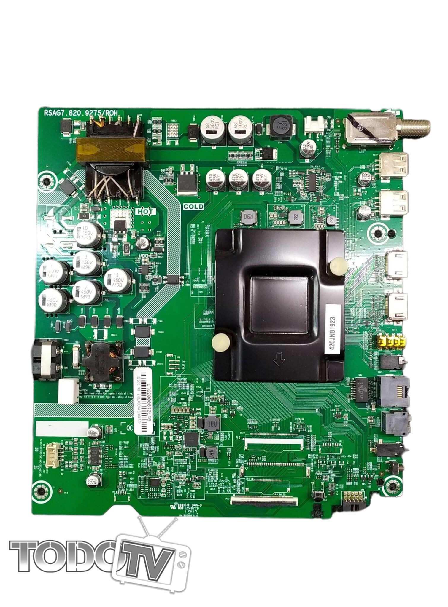 Placa main Hisense H3219H5 - BGH B3219H5 - THS TH3219H5 - codigo RSAG7.820.9275/roh (USADA)