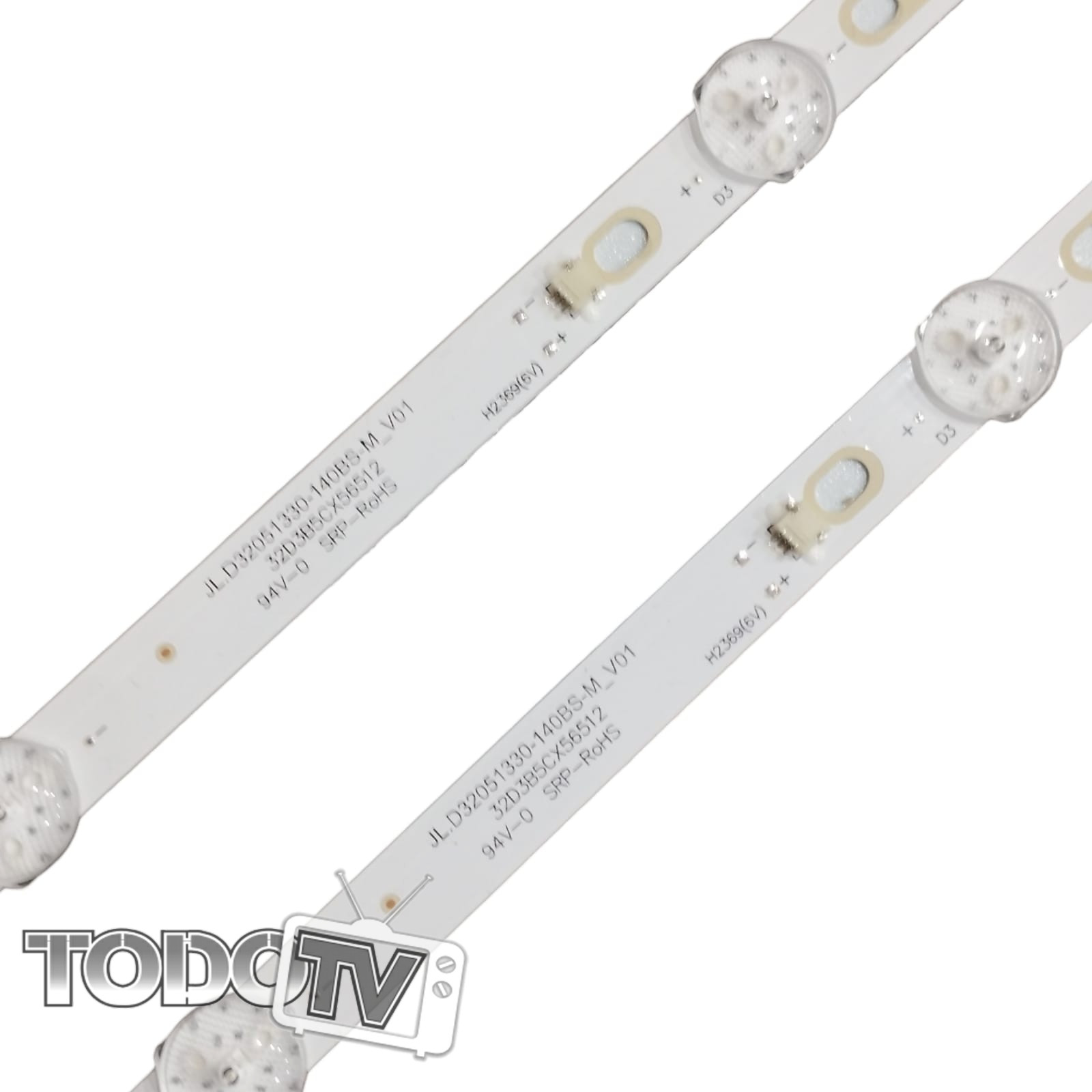 Kit Tiras Led para: | RCA AND32Y | HITACHI CDH-LE32SMART19 | TCL L32S60A-B | ATENCION L32S65A L32S61E Comparar hay dos versiones | Nuevas!  (T6)**