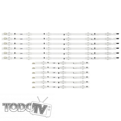 Kit Tiras Led para Samsung | UN48H6400AGCFV UN48H6400 UN48H6400AG UE48H6400 UE48J5600 UE48J5600 UE48H5000 UE48H5500 UE48H6200AK | Nuevas! (R5)