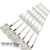 Kit Tiras Led para: | Rca Konka Kdl48jt618a *35018539 | Top House Kdl48mt539u | Rca L48f50slim L48T20slim L48T10slim  | Nuevas! -6 tiras- (T274)*