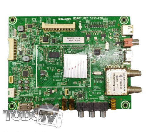 Placa main Noblex 24LD857HT - JVC LT24DR330 - SANYO LCE24XH11 - PHILCO PLD2413HT - ILO LDH24ILO2 codigo RSAG7.820.5253/roh